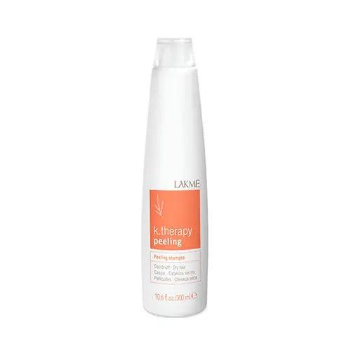 Lakme K.Therapy Peeling Shampoo for dry scalp, eliminates dandruff and prevents reappearance, 300ml bottle.