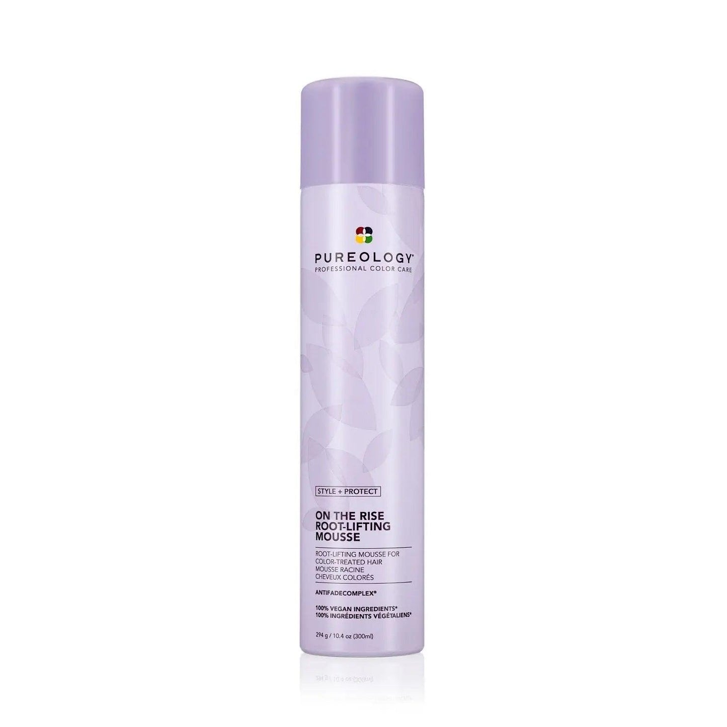 Pureology On The Rise Root Lifting Mousse canister for volumizing hair without buildup.