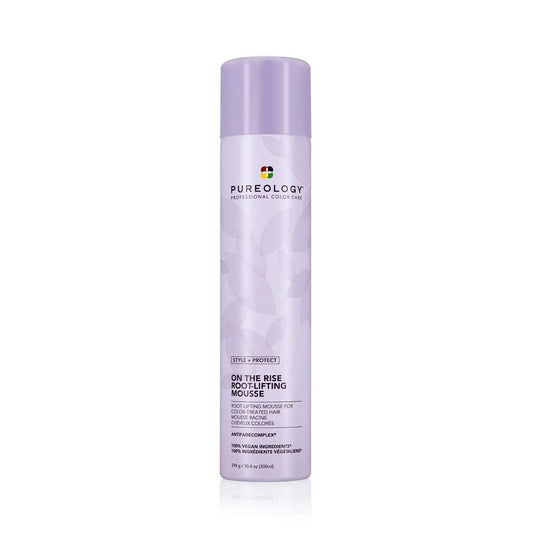 Pureology On The Rise Root Lifting Mousse canister for volumizing hair without buildup.