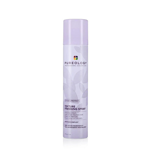 Pureology Style + Protect Wind-tossed Texture Spray for adding texture and shine to color-treated hair.