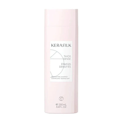 Kérastase Thickening Shampoo bottle for adding volume and density to fine hair, 250 mL size.