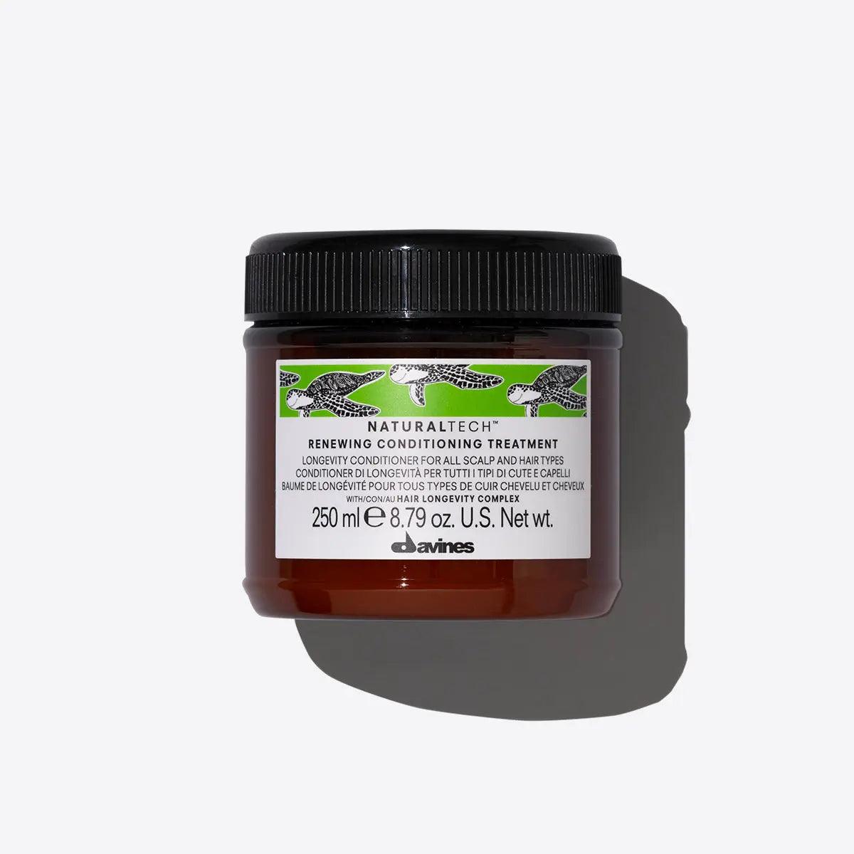 Davines Renewing Conditioning Treatment jar for all hair types, nourishing and moisturizing scalp and hair, 250 ml.
