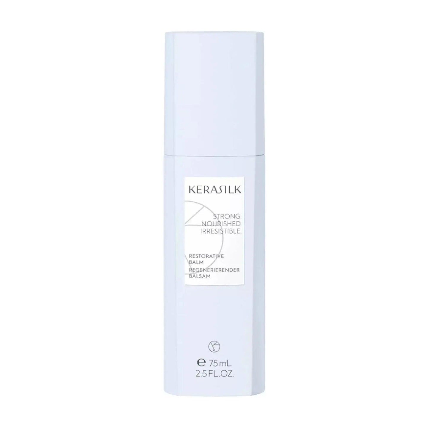 KERASTASE Restorative Balm 75ml for nourishing and repairing damaged hair, leaving it smooth and manageable.