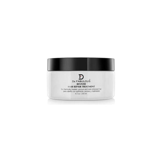 Reviver Hair Repair Treatment jar for chemically treated and damaged hair, enriched with revitalizing ingredients.