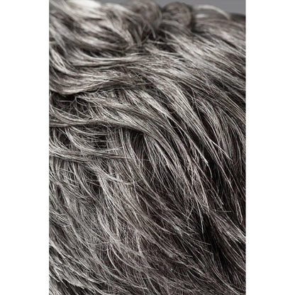 Close-up of gray and black fur texture pattern