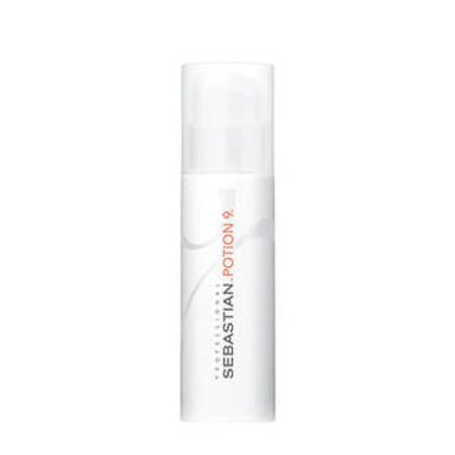 Sebastian Potion 9 leave-in conditioner for nourishing hair, enhancing manageability, and restoring shine.