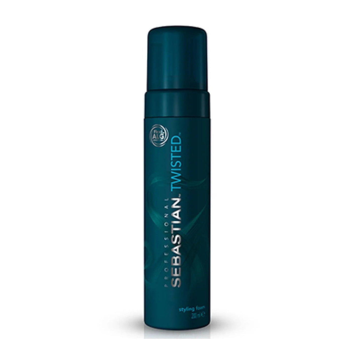 Sebastian Twisted Curl Foam bottle designed for boosting curls and controlling frizz with a lightweight formula.