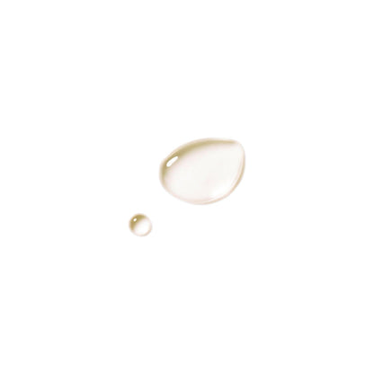 Serum liquid drop close-up on white background – skincare product highlighting hydration and moisture benefits.