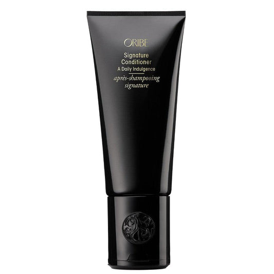 Oribe Signature Conditioner Tube - A Daily Indulgence Après-Shampooing Signature in Black Packaging.