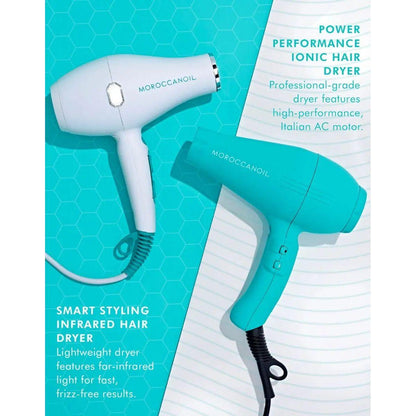 Smart Styling Infrared Hair Dryer and Ionic Hair Dryer showcasing lightweight design for fast, frizz-free results.