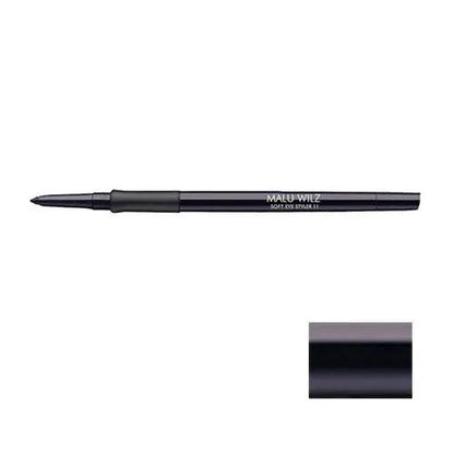 Malu Wilz Stylo Yeux Doux soft eyeliner pencil in black, showcasing its sleek design and precise application tip.