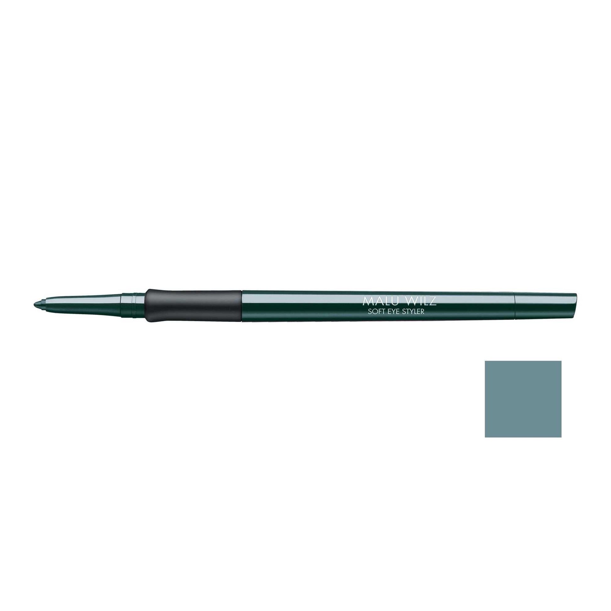 Malu Wilz Stylo Yeux Doux soft eyeliner pencil in green, perfect for precise eye makeup application.