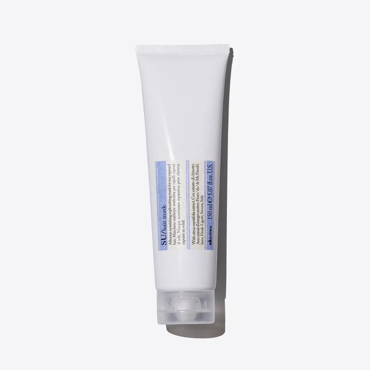 Tube of skincare cream with label detailing product information