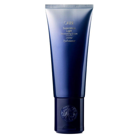 Oribe Supershine Light Moisturizing Cream tube for hair hydration