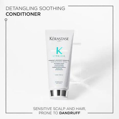 Detangling soothing conditioner for sensitive scalp and dandruff-prone hair from Kérastase Symbiose.