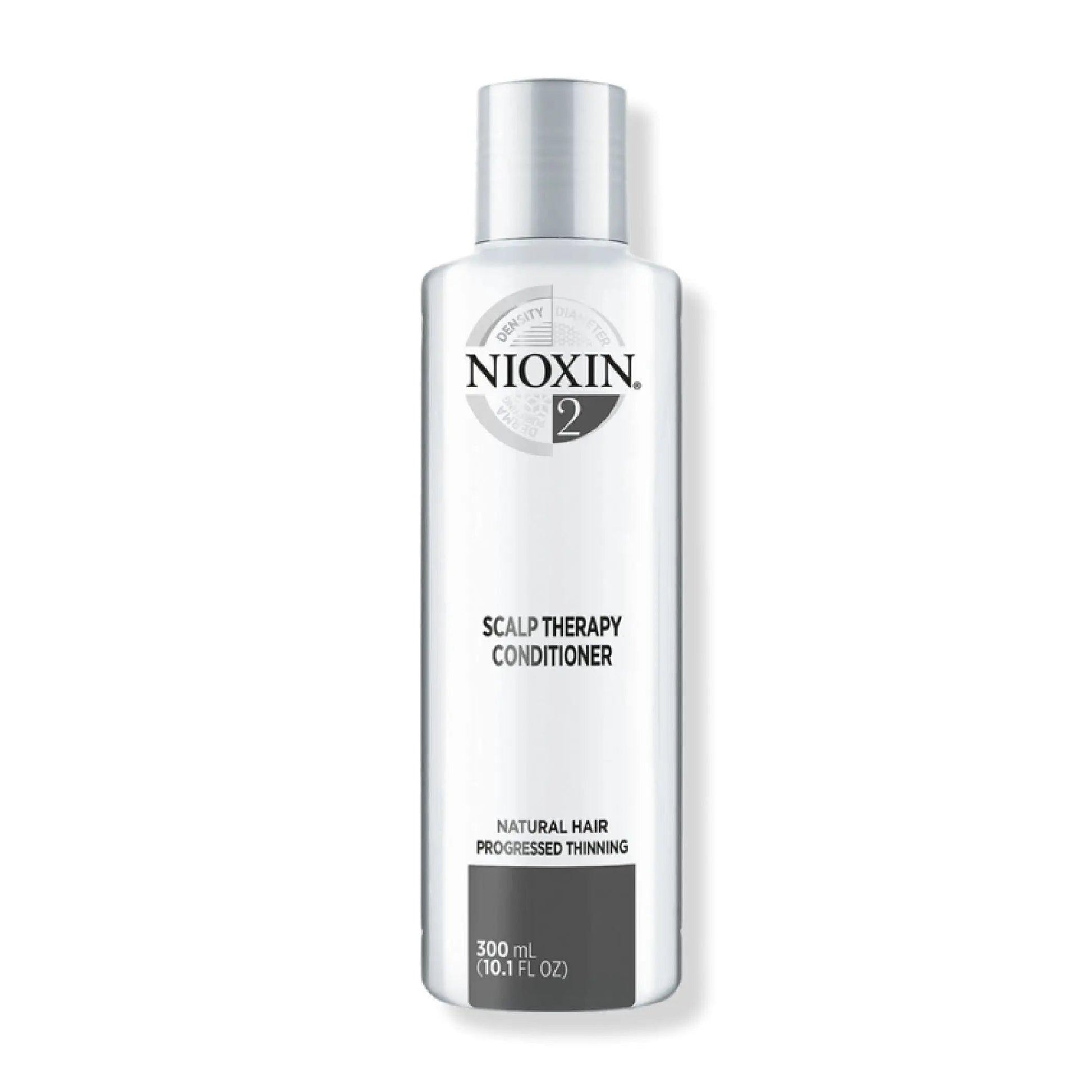 Nioxin System 2 Scalp Therapy Conditioner for fine hair, 300ml, designed for natural hair with progressed thinning.