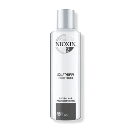 Nioxin System 2 Scalp Therapy Conditioner for fine hair, 300ml, designed for natural hair with progressed thinning.