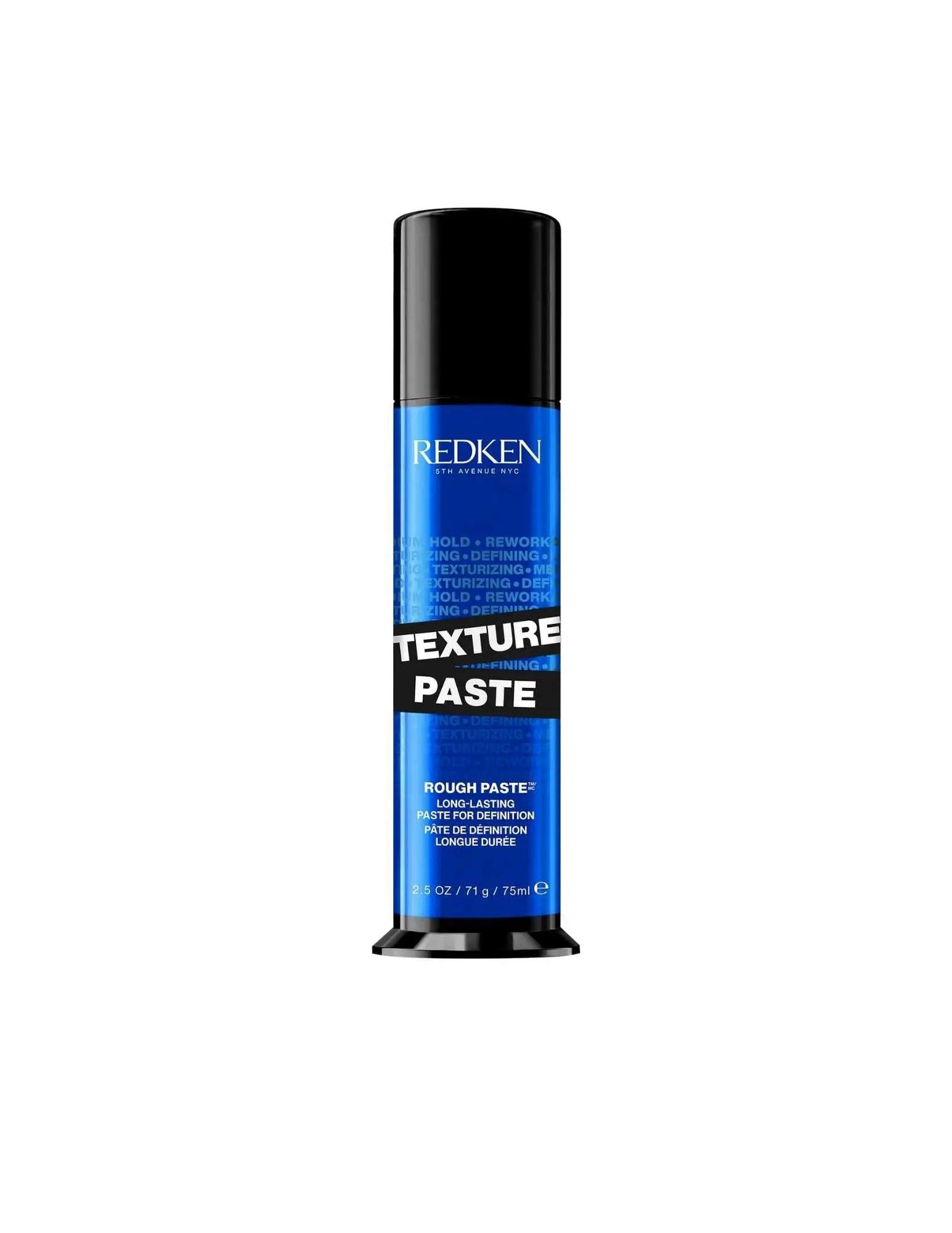 Redken Texture Paste for versatile styling, providing texture, definition, and flexible hold for all hair types.