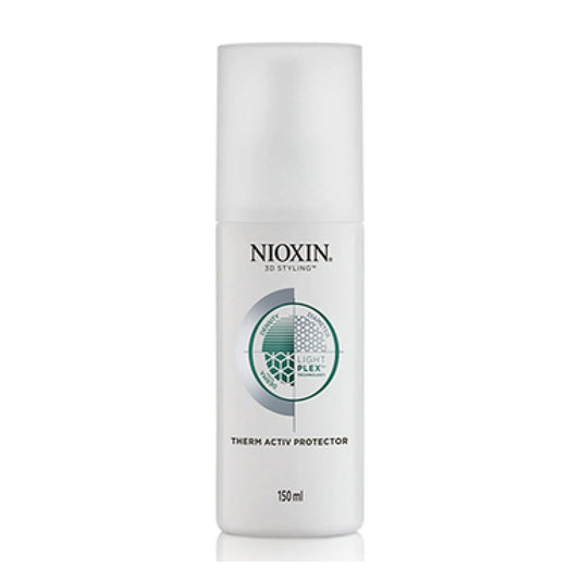Nioxin Therm Activ Protector 150ml heat-activated spray for protecting hair from damage and enhancing shine.