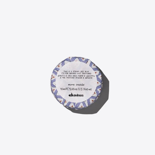 Davines strong dry wax hair styling product 15ml container