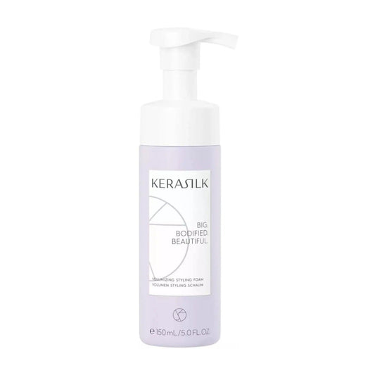 Goldwell Kerasilk Volumizing Styling Foam in a 150ml bottle for adding volume and body to fine hair.