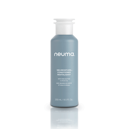 Neuma Moisture Conditioner bottle, 250 mL, ultra-hydrating formula with shea butter for soft, shiny hair.