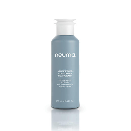 Neuma Moisture Conditioner bottle, 250 mL, ultra-hydrating formula with shea butter for soft, shiny hair.