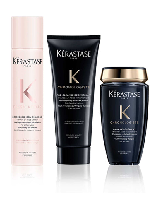 Chronologiste Fresh Affair Dry Shampoo Hair Care Set Kerastase Claudia Iacono