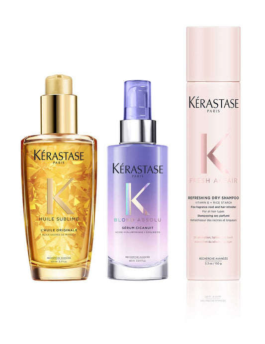 Day Night & Next Day Routine for Blondes Kerastase Claudia Iacono