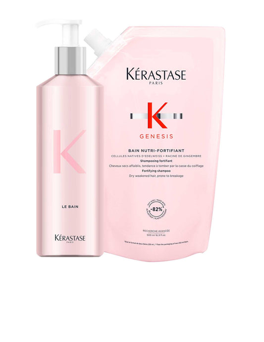 Genesis Bain Nutri-Fortifiant Shampoo Refill Bundle Kerastase Claudia Iacono