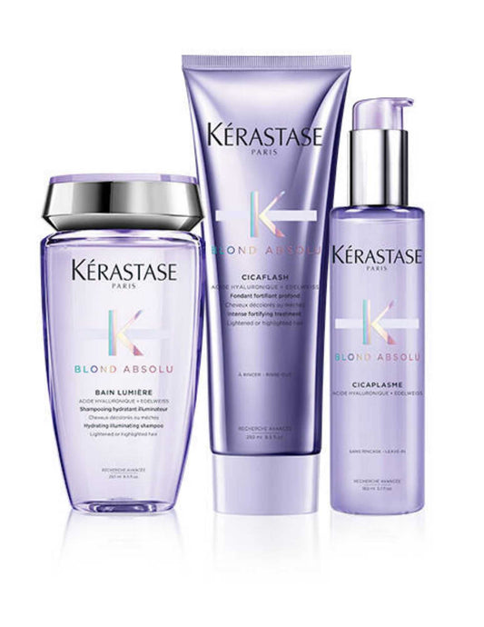 Golden Blonde Hair Set Kerastase Claudia Iacono