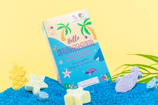 HELLO SUMMER - MINI BATH BOMBS Caprice & Co Claudia Iacono