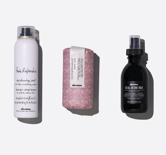 LOW-MAINTENANCE TEXTURED HAIR SET Davines Claudia Iacono